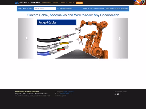 National-Wire-Cable-Corporation Homepage 1440px