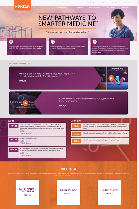 Nektar-Therapeutics Homepage 1440px