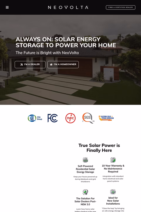 Neovolta-Inc Homepage 1440px