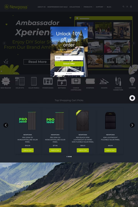 Newpowa Homepage 1440px