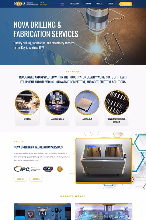 Nova-Drilling Homepage 1440px