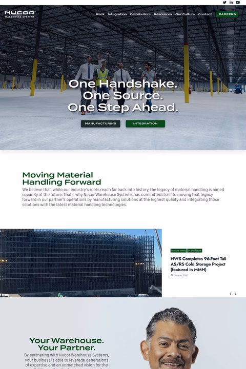 Nucor-Warehouse-Systems Homepage 1440px