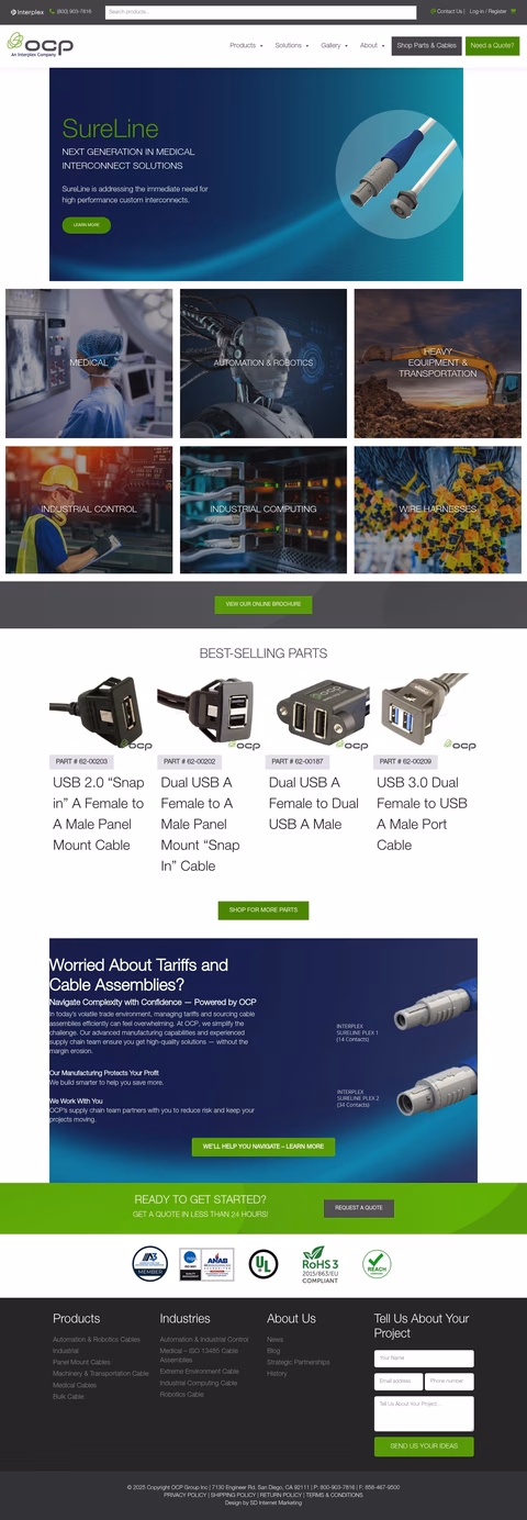 Ocp-Group Homepage 1440px
