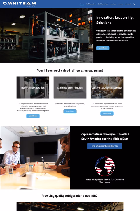 Omni-Team-Inc Homepage 1440px
