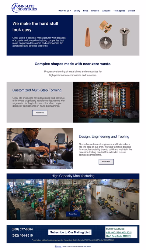 Omni-Lite-Industries-Canada Homepage 1440px