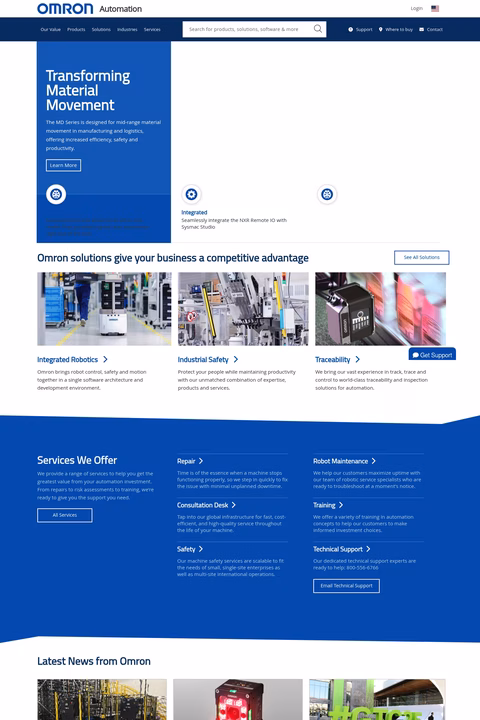 Omron-Adept-Technologies En/Us/ 1440px