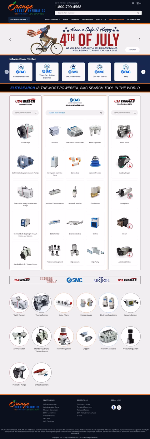 Orange-Coast-Pneumatics Homepage 1440px