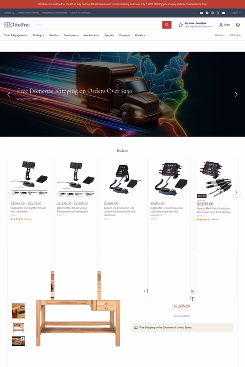 Otto-Frei Homepage 1440px