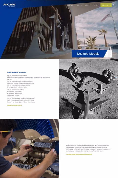 Pacific-Miniatures Homepage 1440px