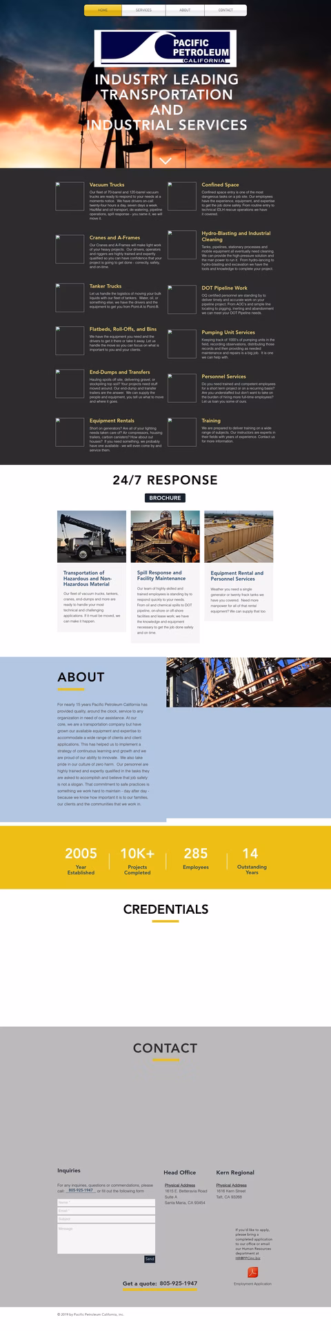 Pacific-Petroleum-California Homepage 1440px