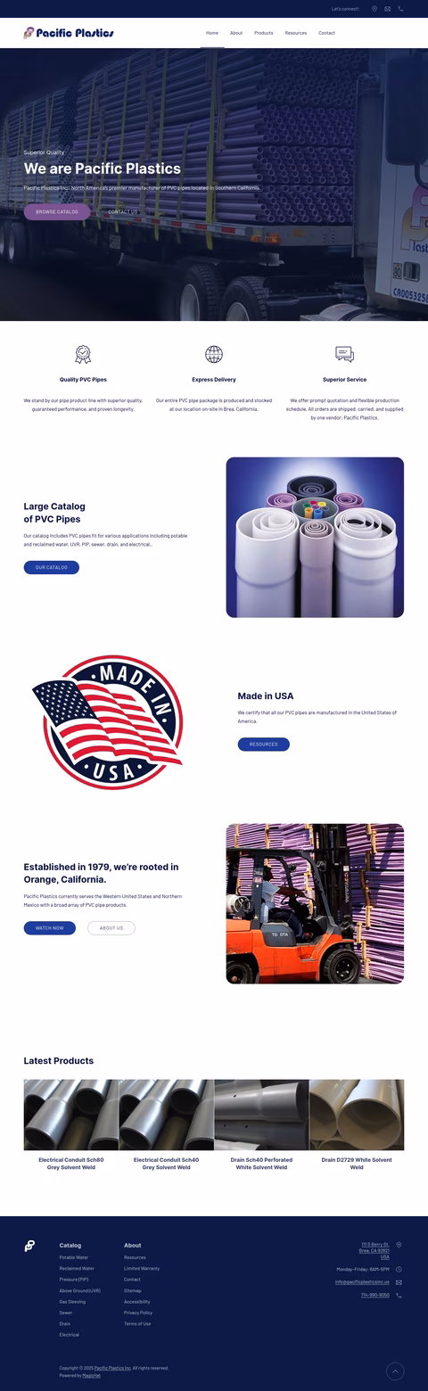 Pacific-Plastic-Inc Homepage 1440px