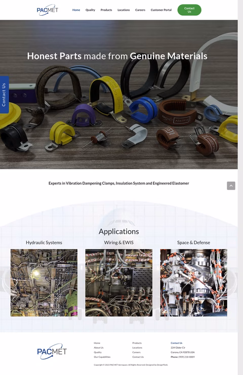 Pacmet-Aerospace Homepage 1440px