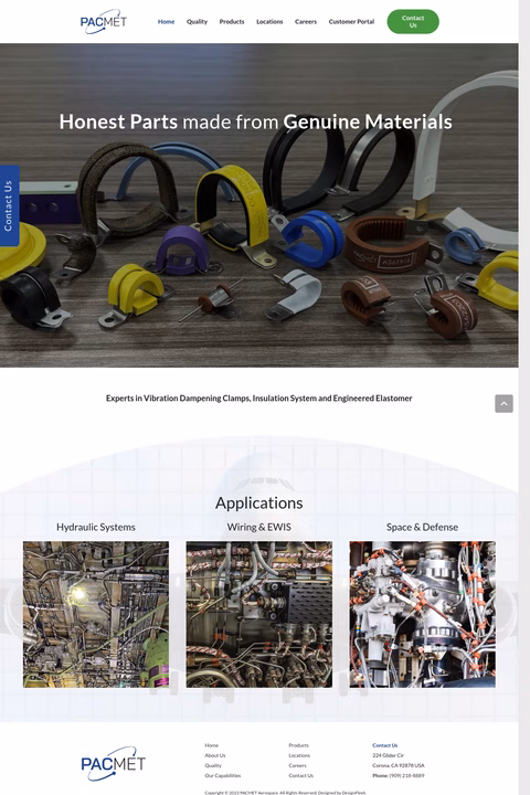 Pacmet-Aerospace Homepage 1440px