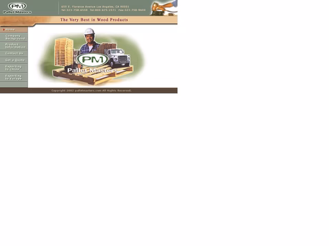 Pallet-Masters Homepage 1440px