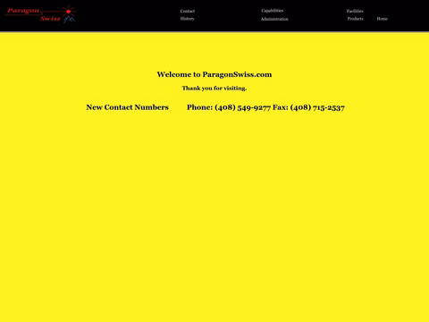 Paragon-Swiss Homepage 1440px