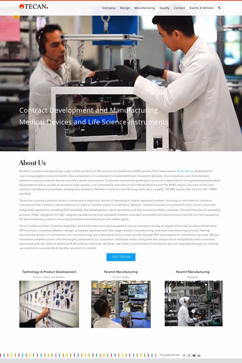Paramit-Corporation Homepage 1440px