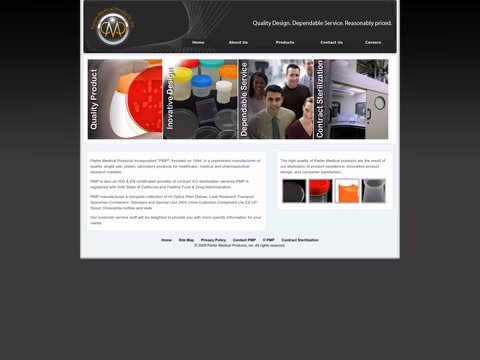 Parter-Medical-Products Homepage 1440px