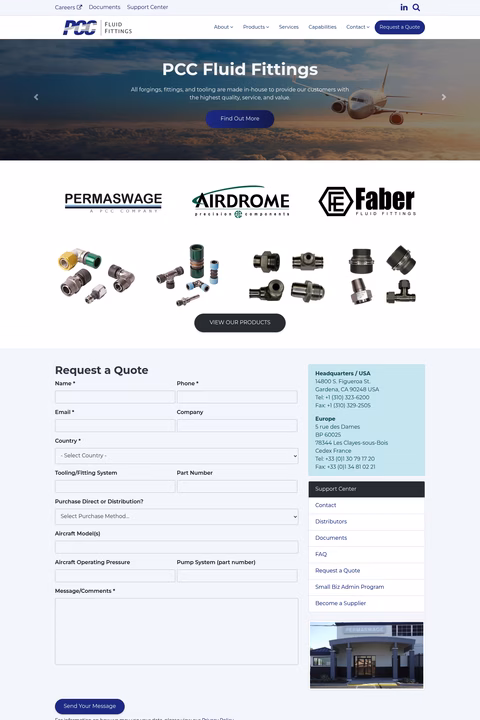 Pcc-Fluid-Fittings Homepage 1440px