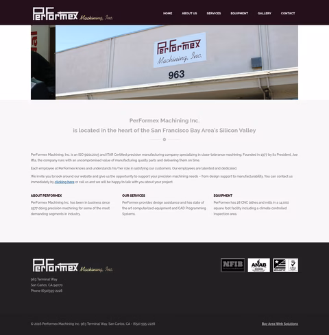 Performex-Machining Homepage 1440px
