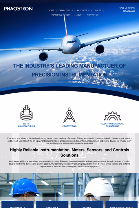 Phaostron-Instrument-Electronics Homepage 1440px