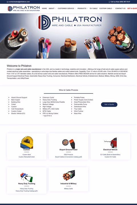 Philatron Homepage 1440px