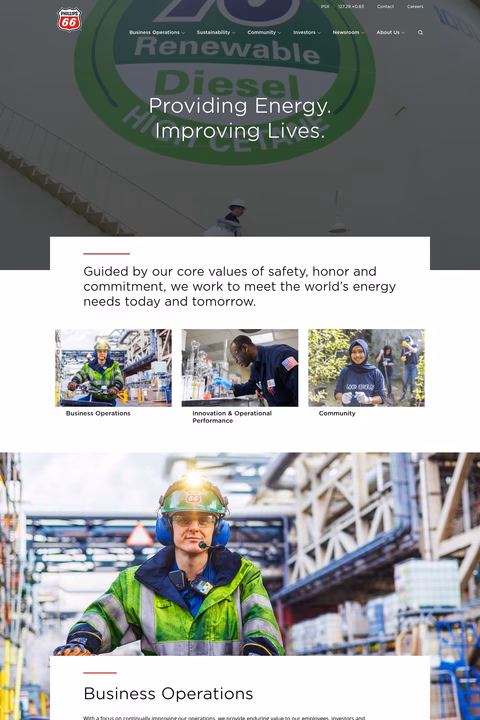 Phillips-66 Homepage 1440px
