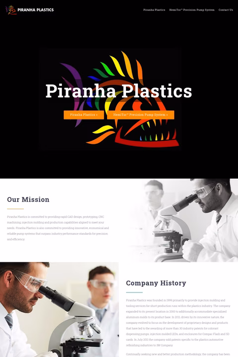 Piranha-Plastics Homepage 1440px