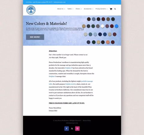 Pisces-Productions Homepage 1440px