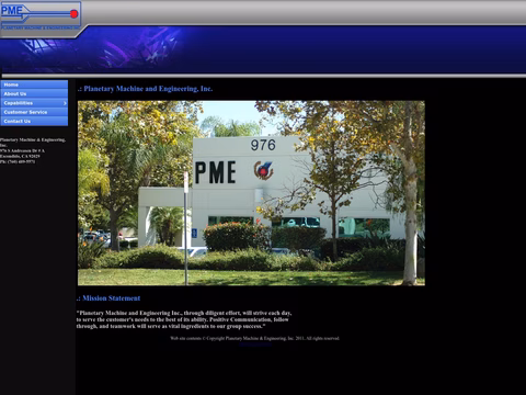 Planetary-Machine-Engineering Homepage 1440px