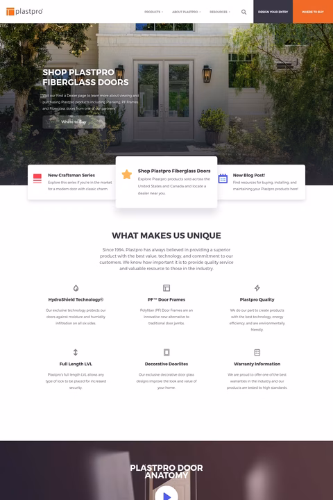 Plastpro Homepage 1440px