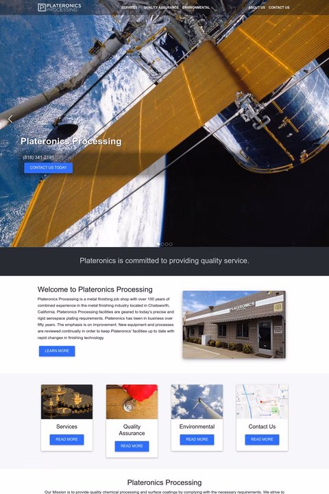 Plateronics-Processing Homepage 1440px