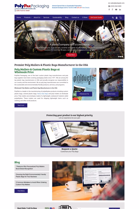Polypak-Packaging-Inc Homepage 1440px