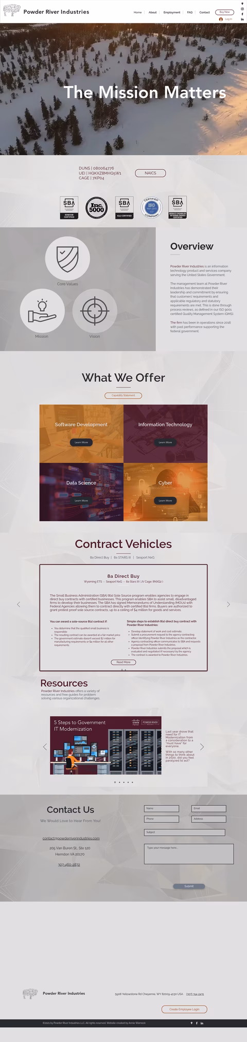 Powder-River-Industries Homepage 1440px