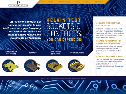 Precision-Contacts Homepage 1440px
