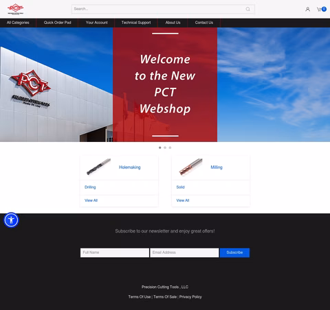 Precision-Cutting-Tools Homepage 1440px
