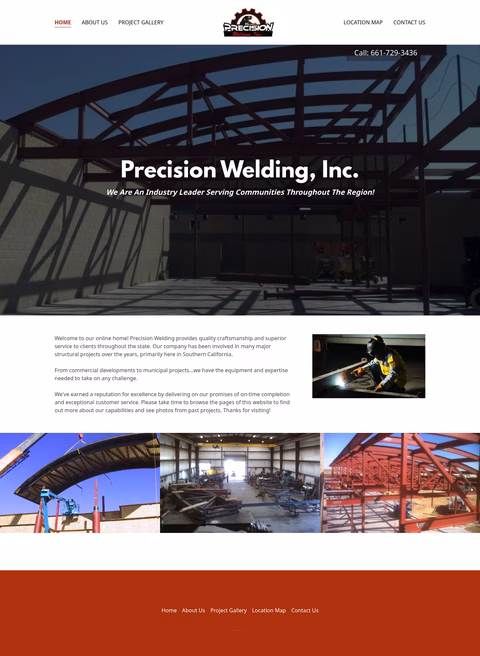 Precision-Welding Homepage 1440px