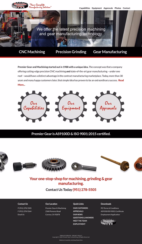 Premier-Gear Homepage 1440px