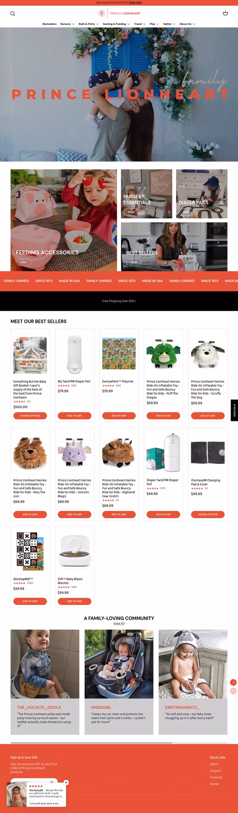 Prince-Lionheart Homepage 1440px