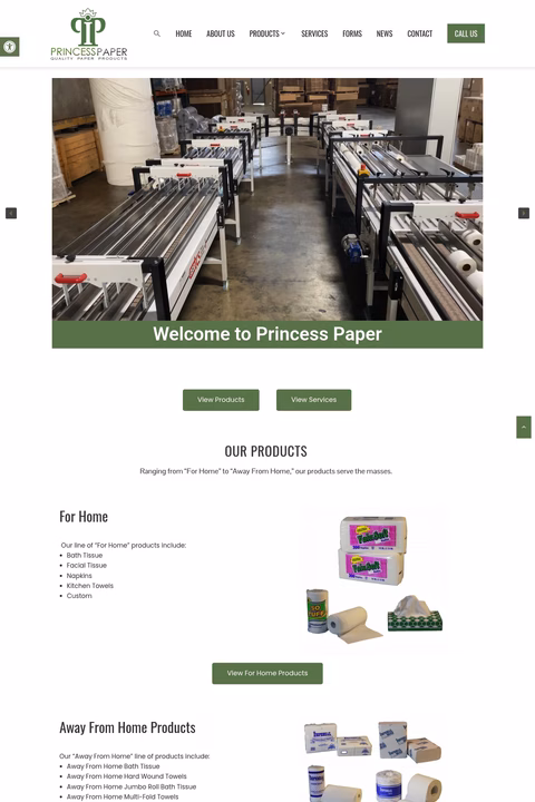 Princess-Paper Homepage 1440px