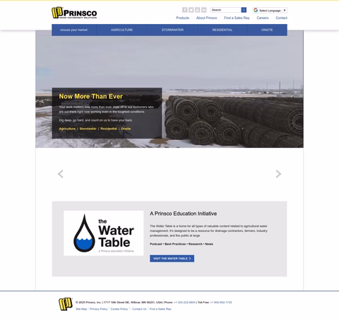 Prinsco-Inc Homepage 1440px