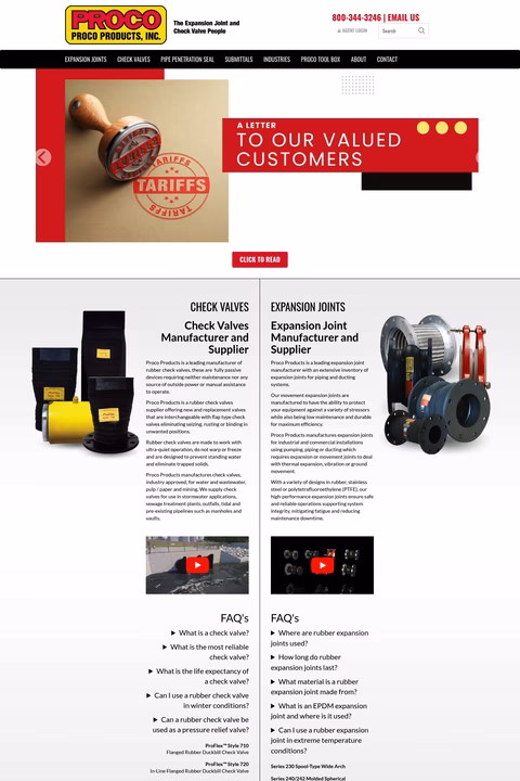 Proco-Products-Inc Homepage 1440px