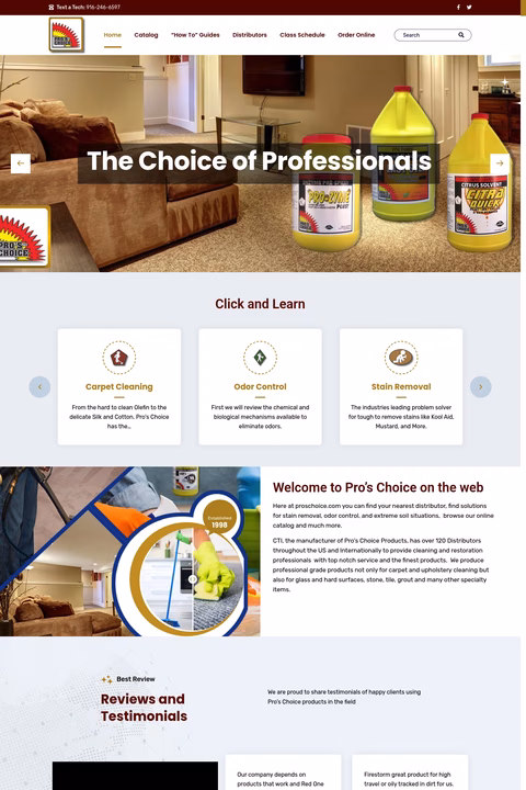 Pros-Choice Homepage 1440px