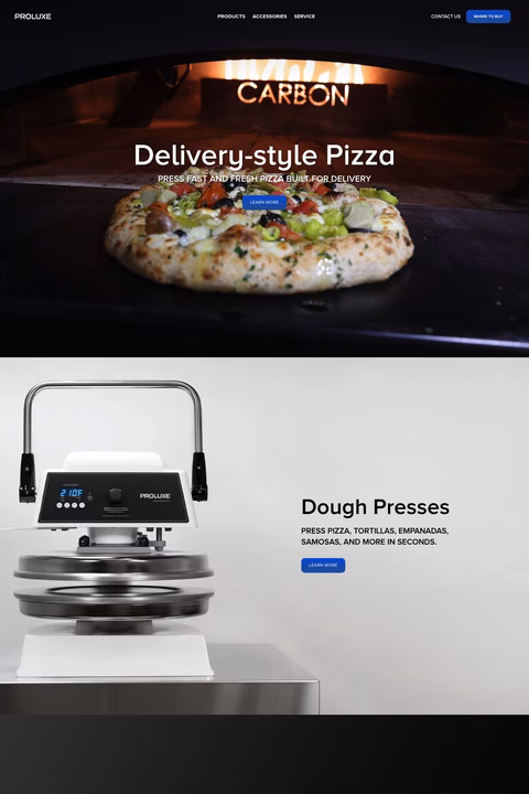 Proluxe Homepage 1440px