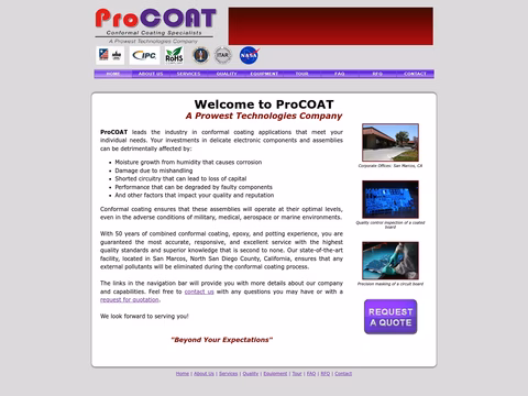 Prowest-Technologies Homepage 1440px