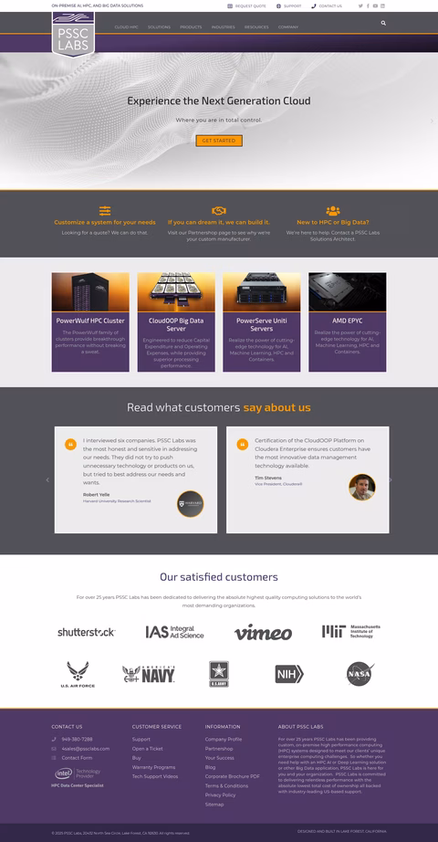 Pssc-Labs Homepage 1440px