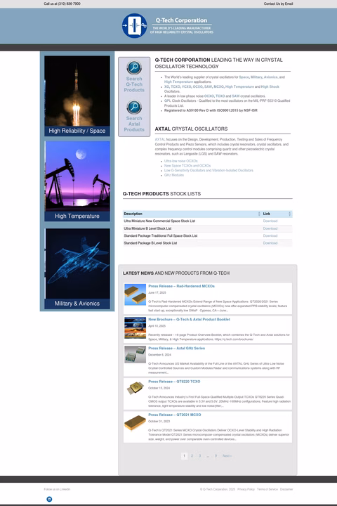 Q-Tech-Corporation Homepage 1440px