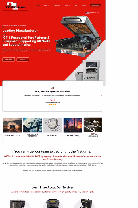 Q1-Test-Inc Homepage 1440px
