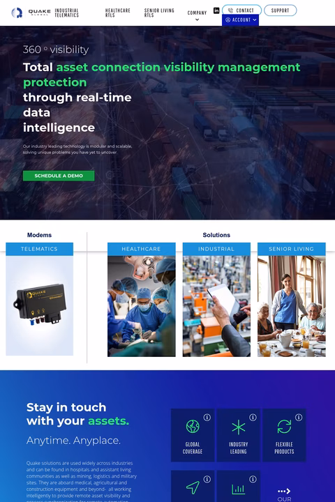 Quake-Global Homepage 1440px
