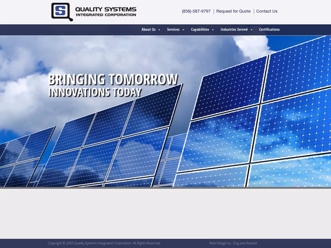 Quality-Systems-Integrated Homepage 1440px
