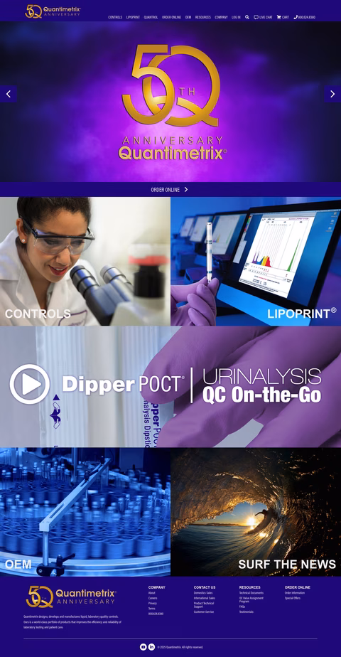 Quantimetrix-Corporation Homepage 1440px